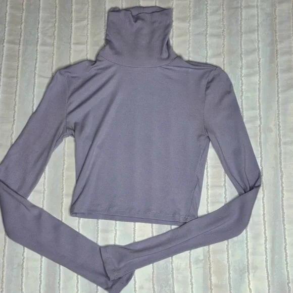 Sunday Best Light Purple Ribbed Top - Picture 2 of 6